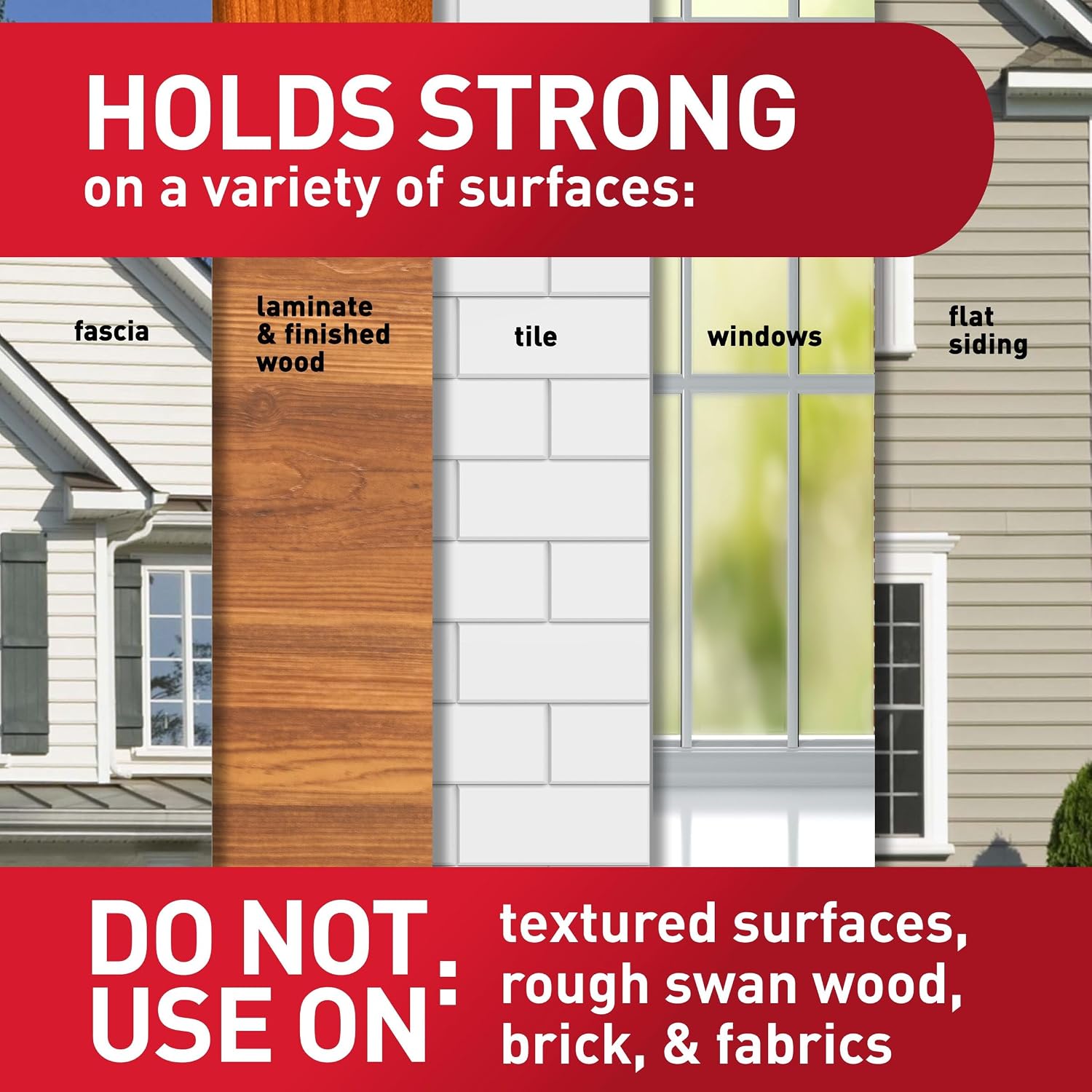 Command Outdoor Medium Slate Terrace Hooks with Foam Strips. 2 Hooks. 4 Strips - Image 9